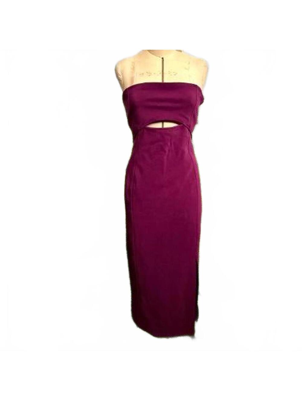 Maeve for Anthropologie Burgundy Bodycon Dress